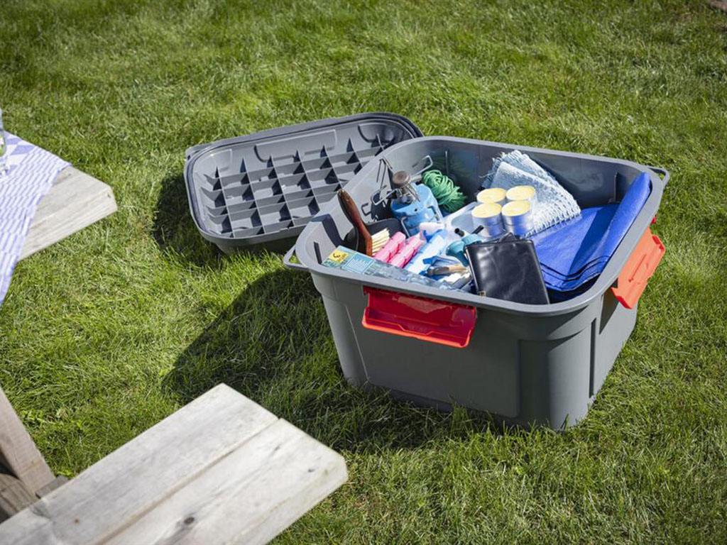 Sunware Q-line 90 liter antraciet waterdichte opbergbox