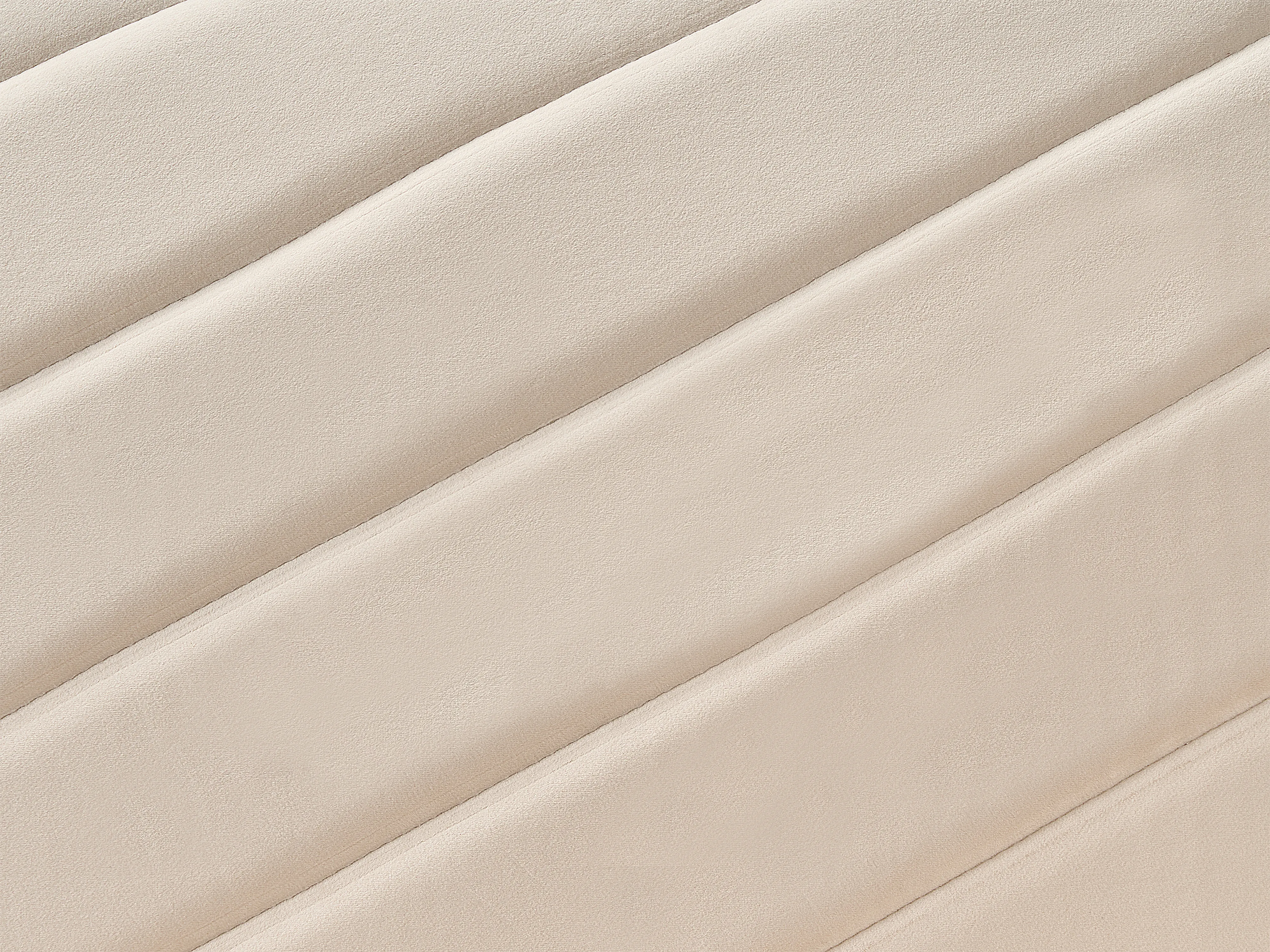 Slaapbank 3-zits SENJA Fluweel Beige