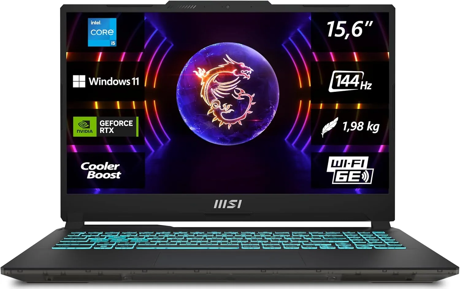 MSI Cyborg 15 Gaming Laptop, 15,6