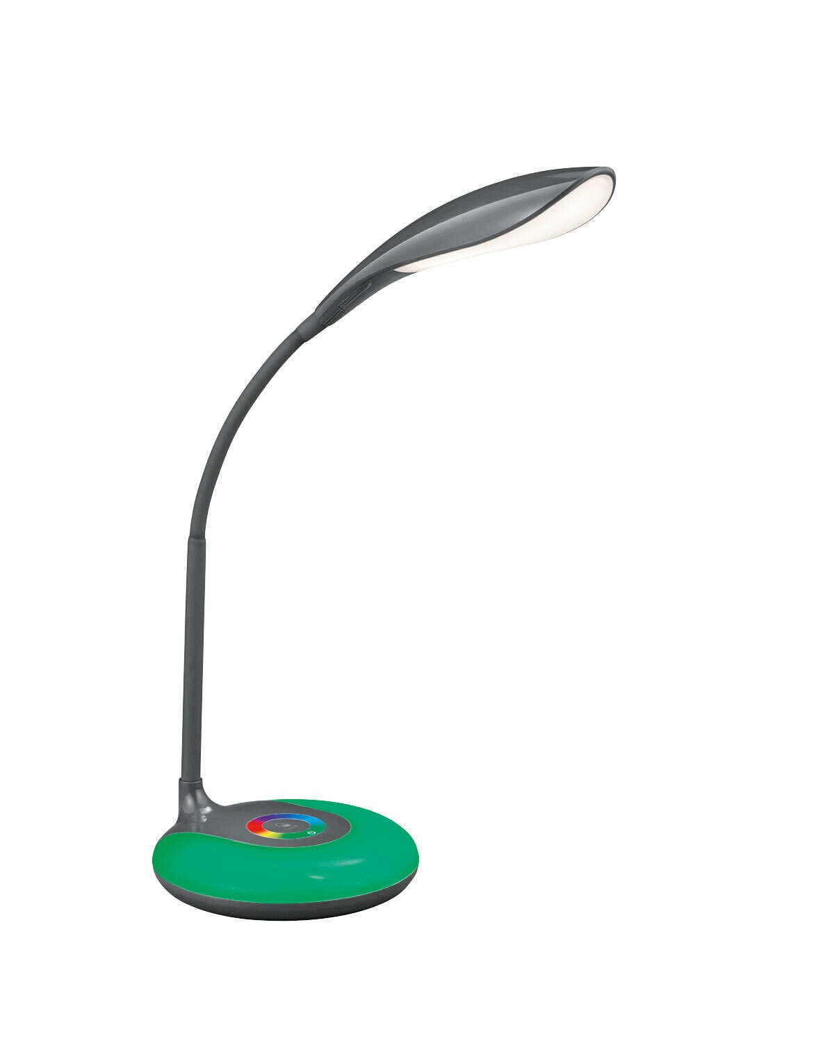 LED Schreibtischleuchte Krait weiß 12cm 34cm Kunststoff weiß RGBW Farbwechsler
