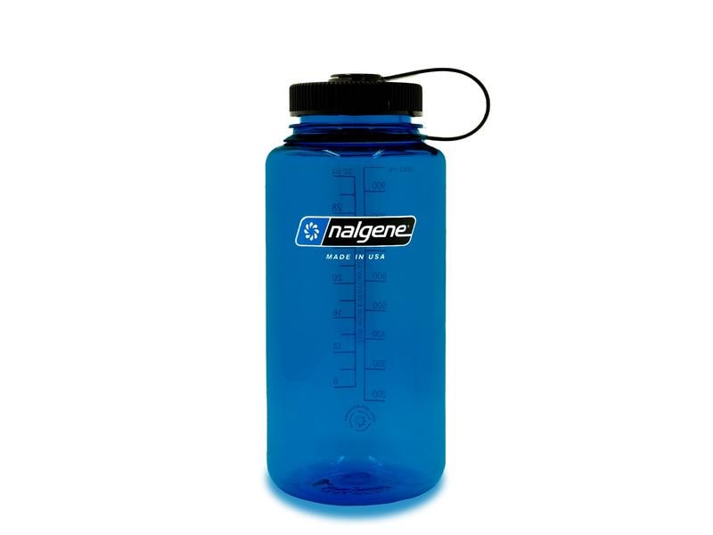 nalgene Trinkflasche Wide Mouth Sustain 1000 ml, Dunkelblau Nachhaltige Trinkflasche