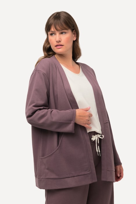 Loungewear-Sweatjacke, kuschelweich, Oversized