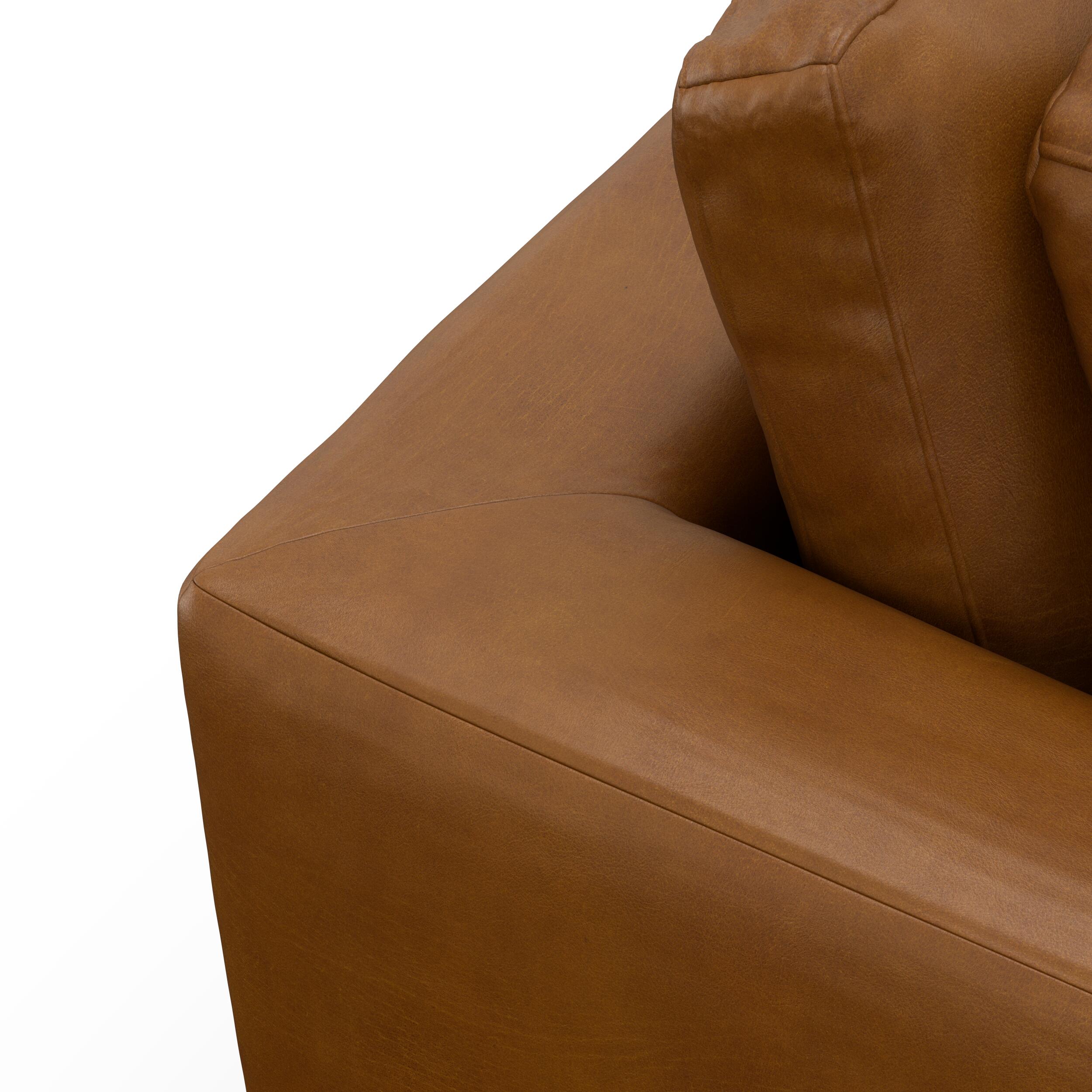 Angolo venstrevendt sofa med pufafslutning