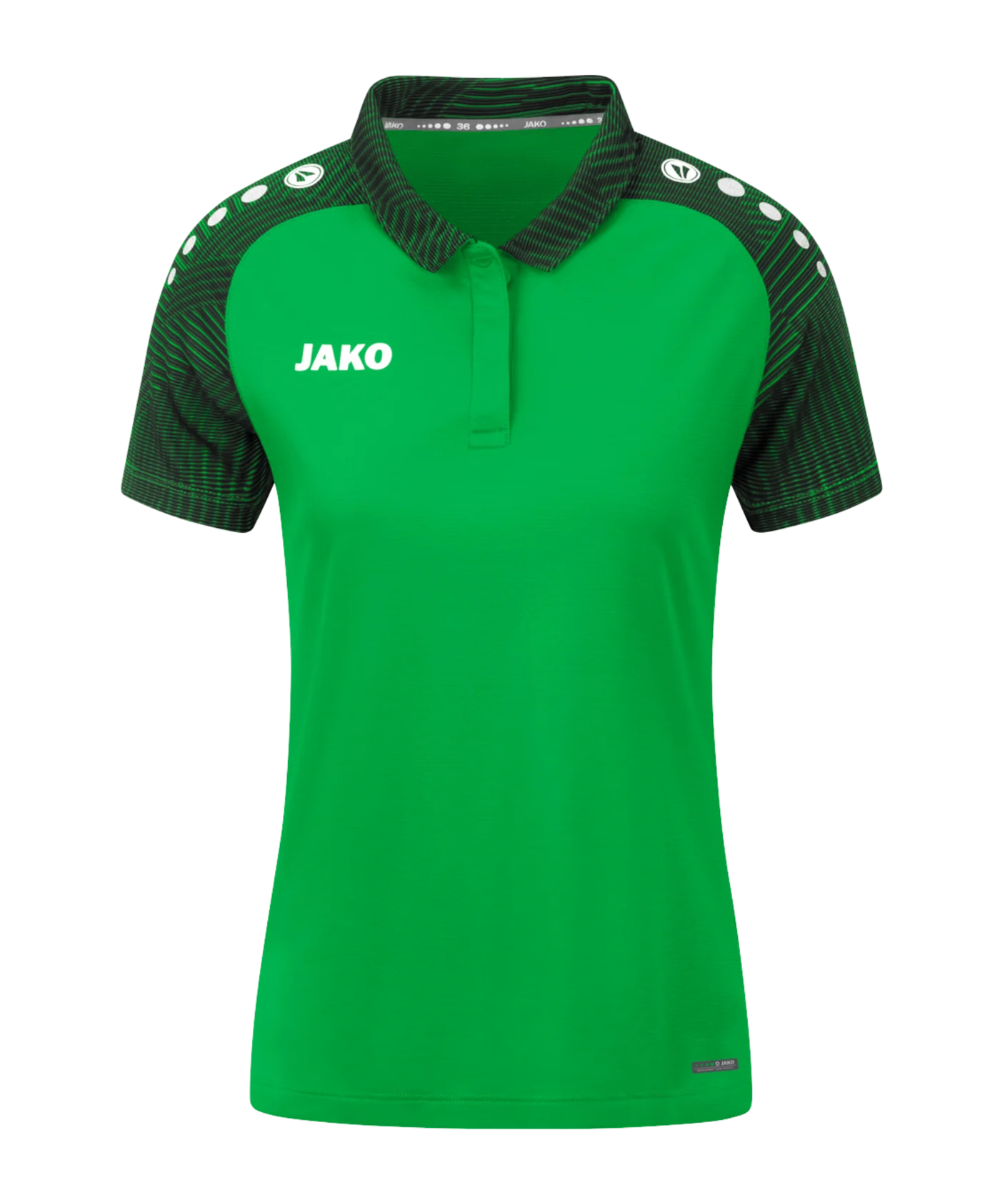 JAKO Performance Poloshirt Damen Grün Schwarz F221