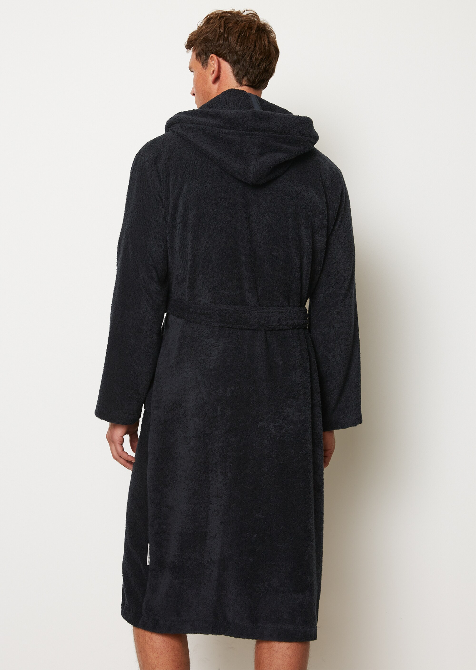 Herren-Bademantel Modell TIMELESS mit Kapuze