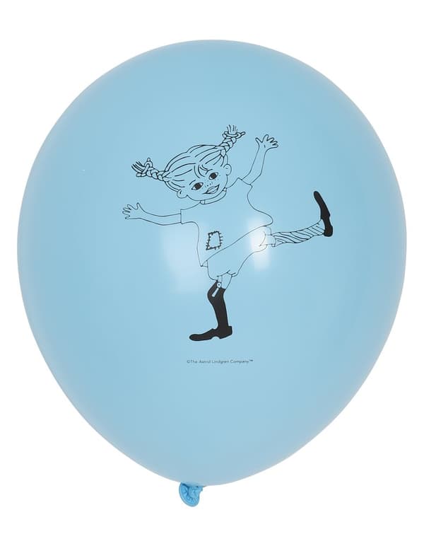 Latexballonger 8-pakk Pippi