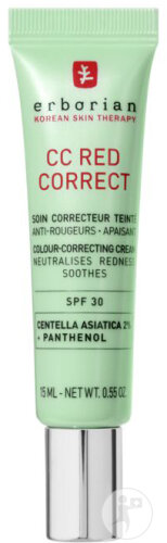 Erborian CC Red Correct Perfecteur Automatique Effet Apaisant Teint Unifié Tube 15ml