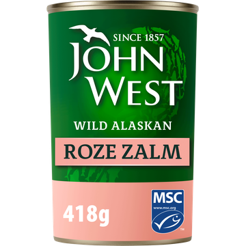 John West Wilde Roze Zalm 418g