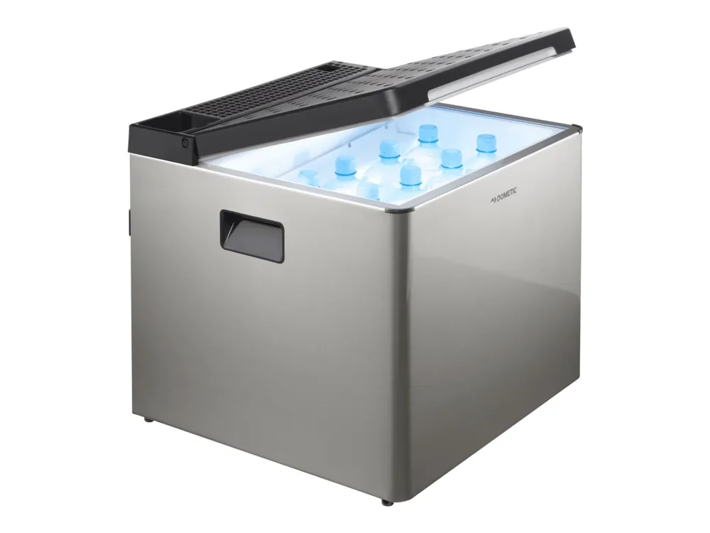 Dometic COMBICOOL ACX3 40 - Tre-vejs køleskab - bærbar - udendørs - bredde: 50 cm - dybde: 48.5 cm - højde: 44.2 cm - 41 liter - aluminium