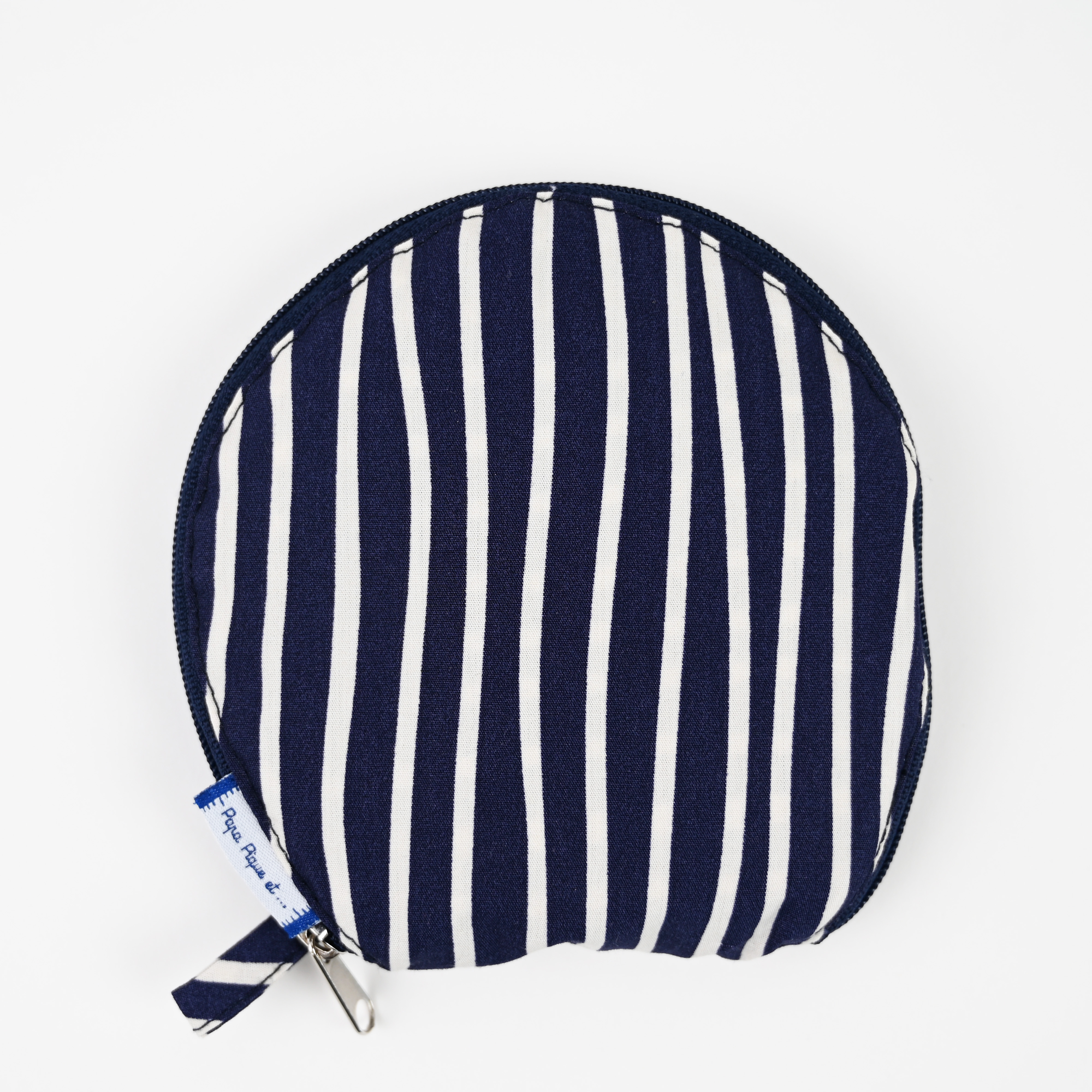 Pochette Lingerie Rayé Ivoire Marine
