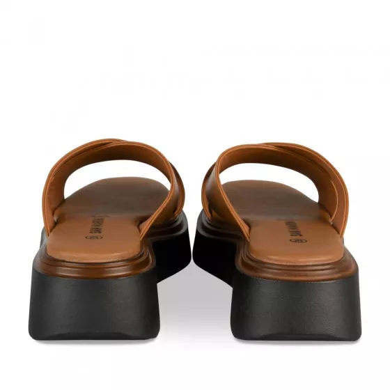 Mules COGNAC SAN MARINA