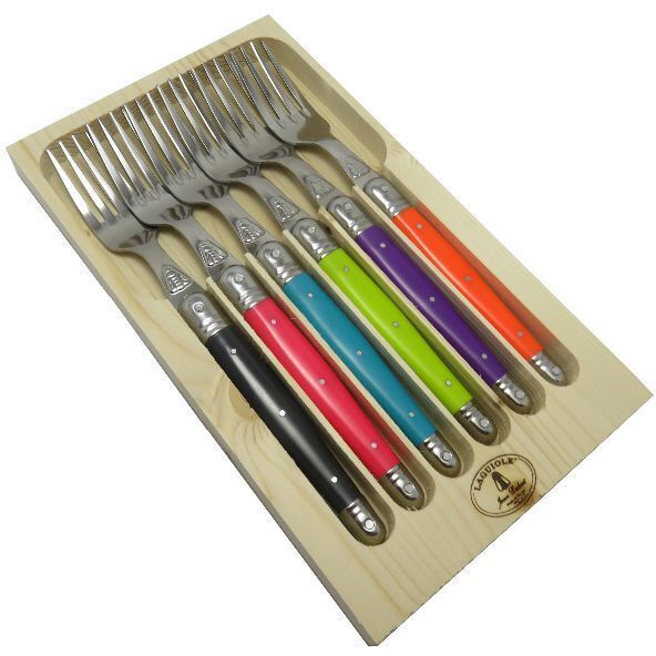 Coffret de 6 fourchettes - Laguiole Tonic Mix
