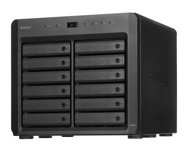 Synology Disk Station DS2422  - NAS-server - 12 bays - SATA 3Gb/s - RAID 0, 1, 5, 6, 10, JBOD - RAM 4 GB - Gigabit Ethernet - iSCSI support
