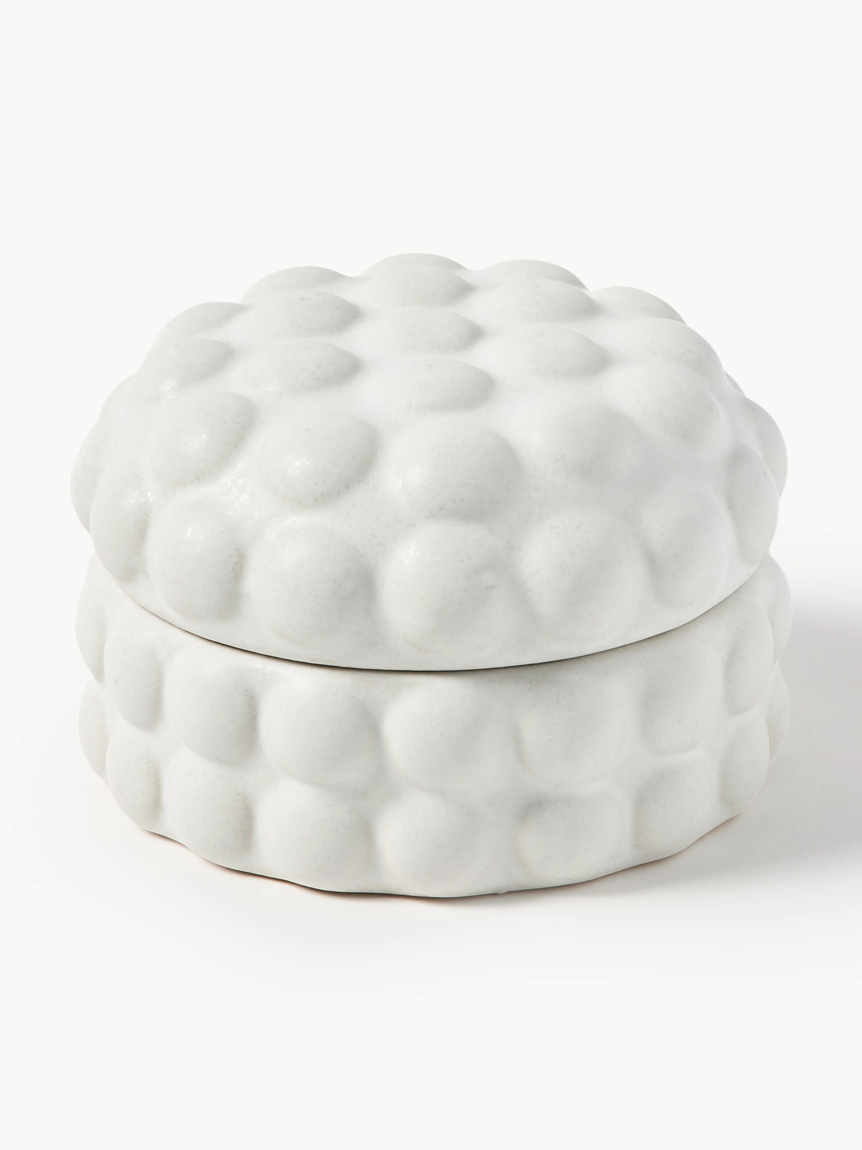 Decoratieve opbergdoos Bob van keramiek met deksel