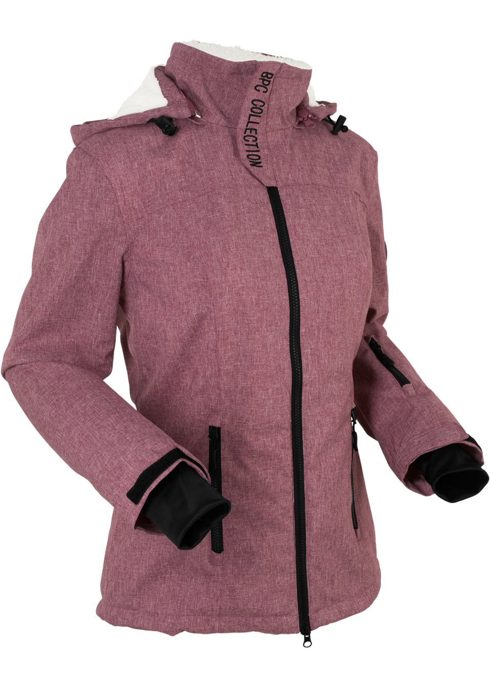 Veste outdoor fonctionnelle avec intérieur polaire peluche, imperméable