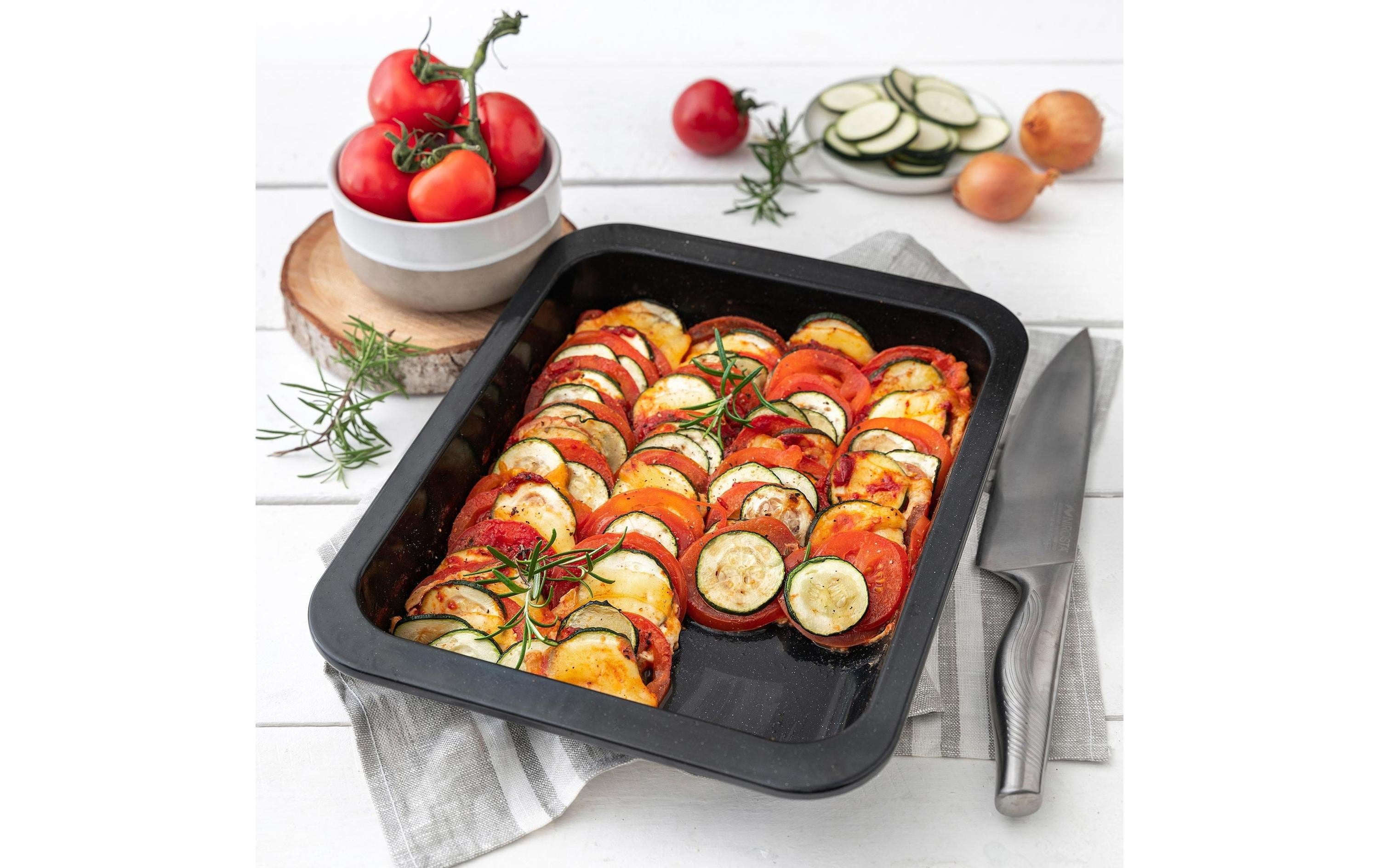 Auflaufform Special Cooking 33 x 25 cm, Eckig, SchwarzBrat- und Auflaufform