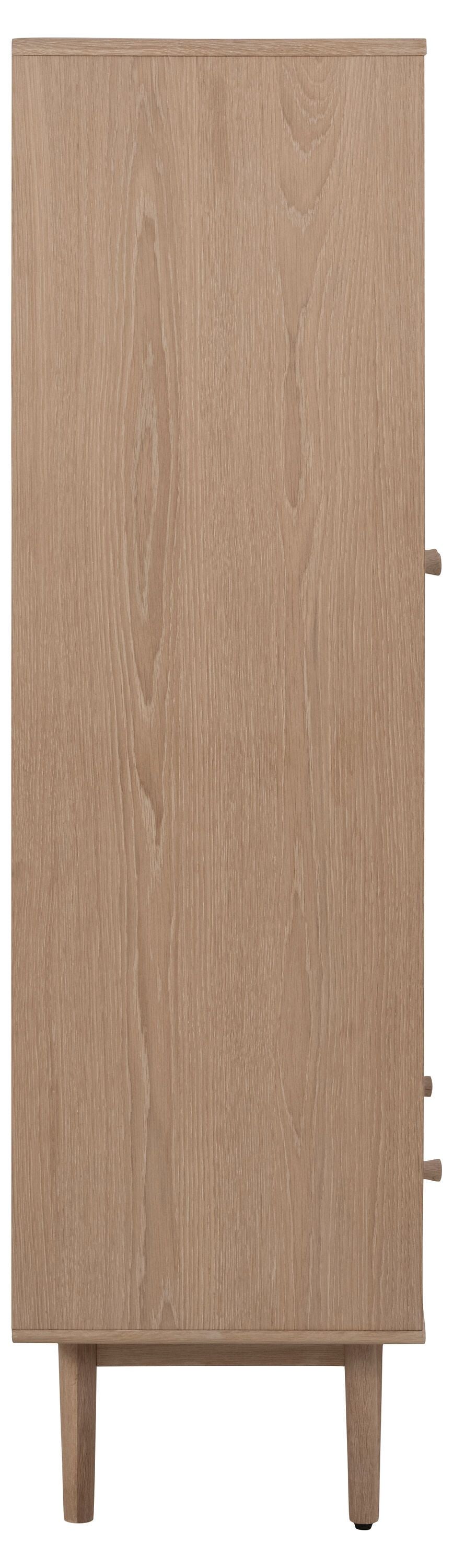 JAYCE Vitrine - Eiche / B: 80.0 cm x T: 40.0 cm x H: 144.8 cm