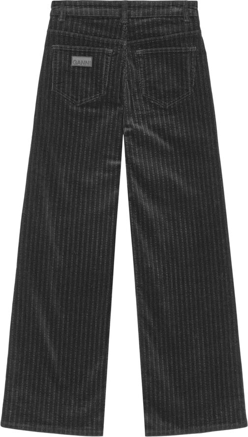 Ganni Stretch Corduroy Magny Black