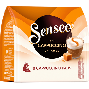Senseo Cappuccino Caramel Koffiepads 8 Stuks