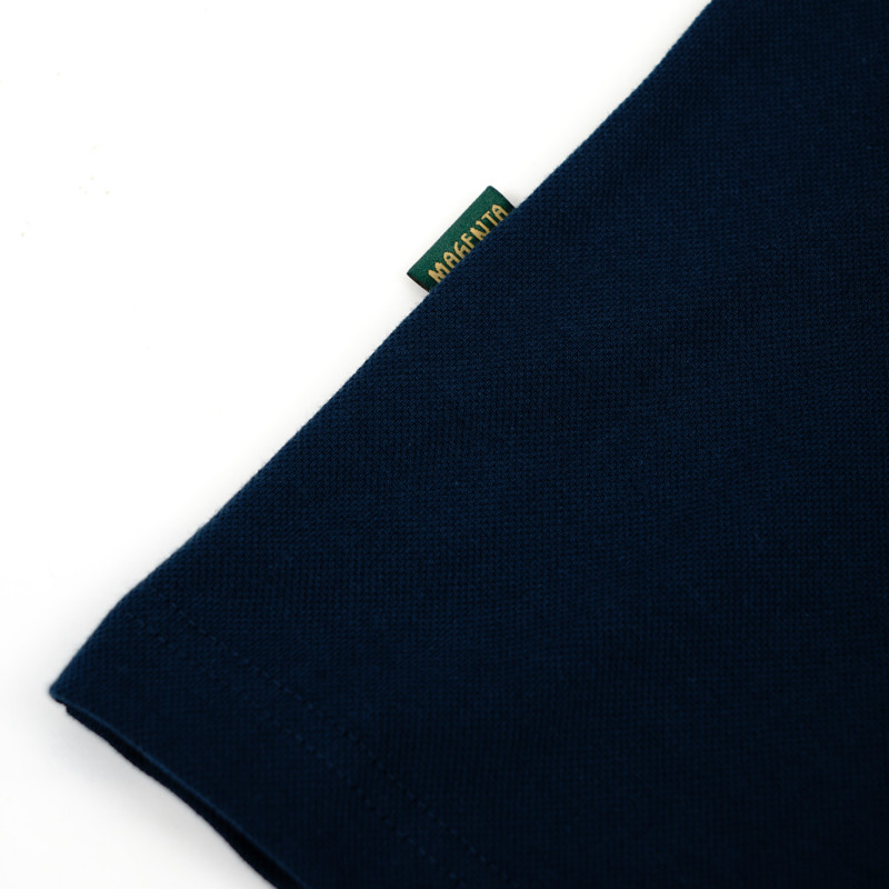 T-shirt piqué - Bleu pétrole