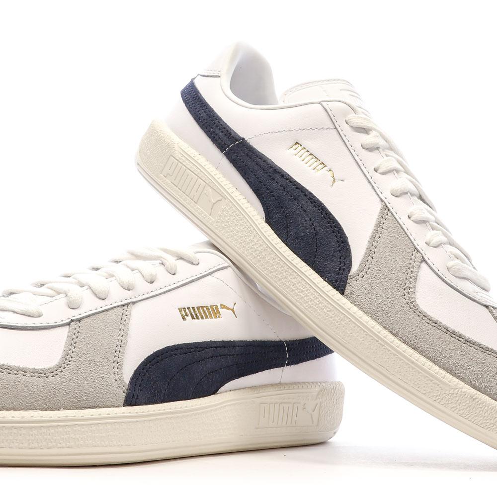 Puma Baskets Blanches/Grises/Noires Homme Puma Army Trainer