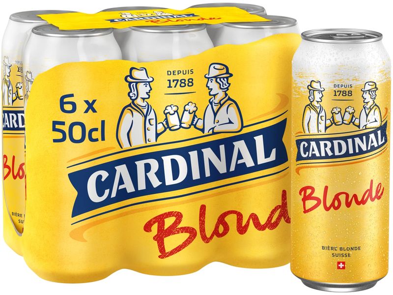 Cardinal Blonde Lager Bier 6 x 0.5 l Lagerbier