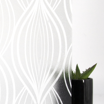 Premium statische glasfolie Charis 334-8034 67,5x150 cm