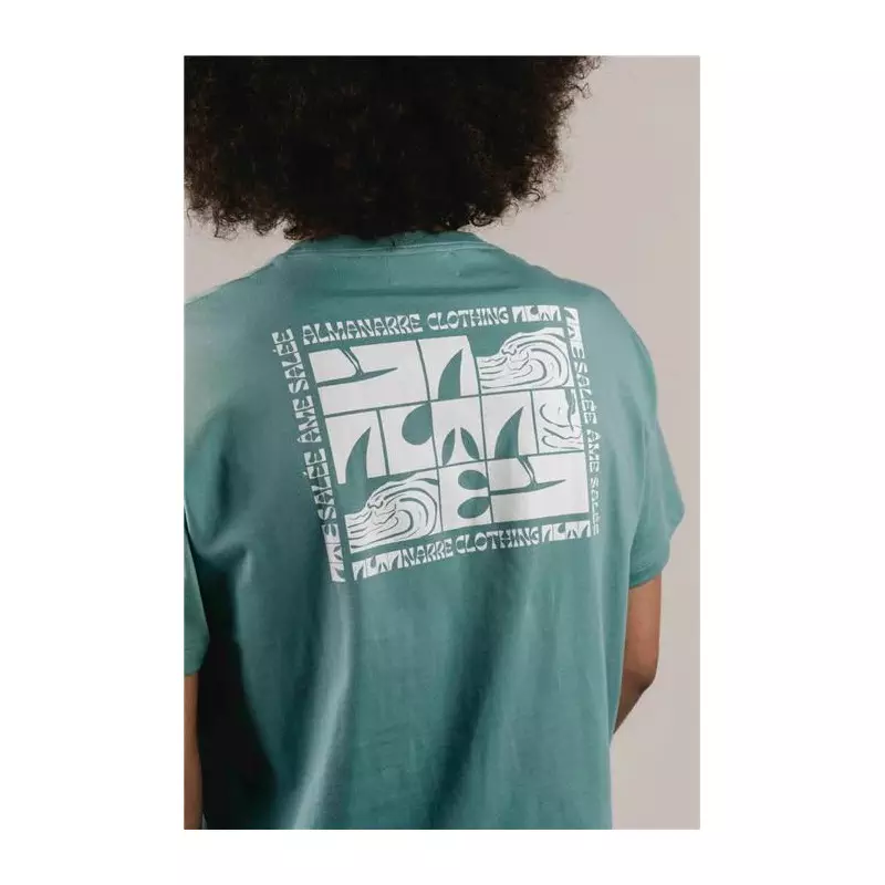 Teeshirt ALMANARRE CLOTHING Âme Salée Vert