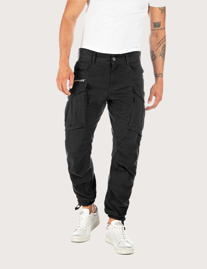 REPLAY PANTALON CARGO JOE NOIR