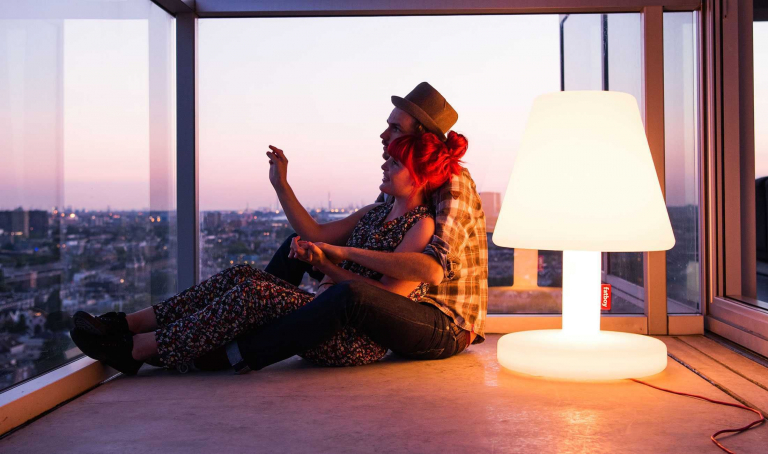 Fatboy Edison the Grand vloerlamp LED via smartphone