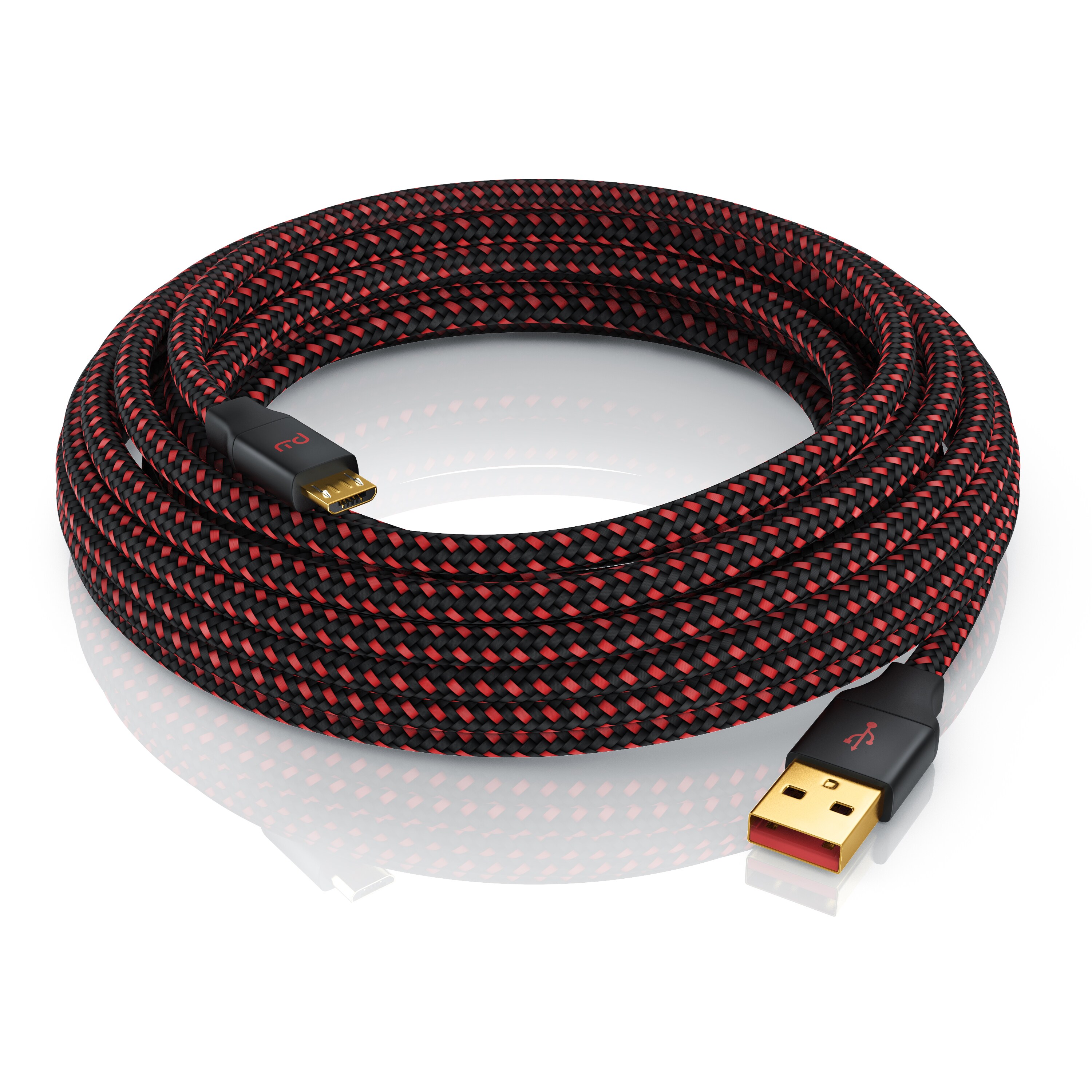 Primewire Micro-USB 2.0 zu USB Typ A Kabel, UltimateCharge MicroUSB 2.0 Schnellladekabel mit Datenübertragung - 1m