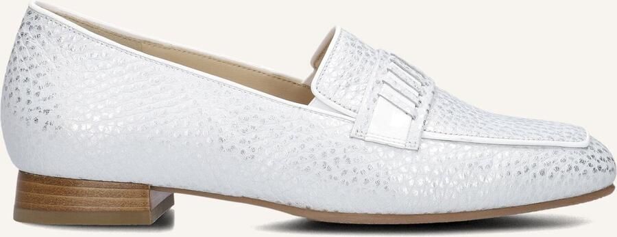 HASSIA Instappers Dames Napoli Maat: 42 Materiaal: Leer Kleur: Wit