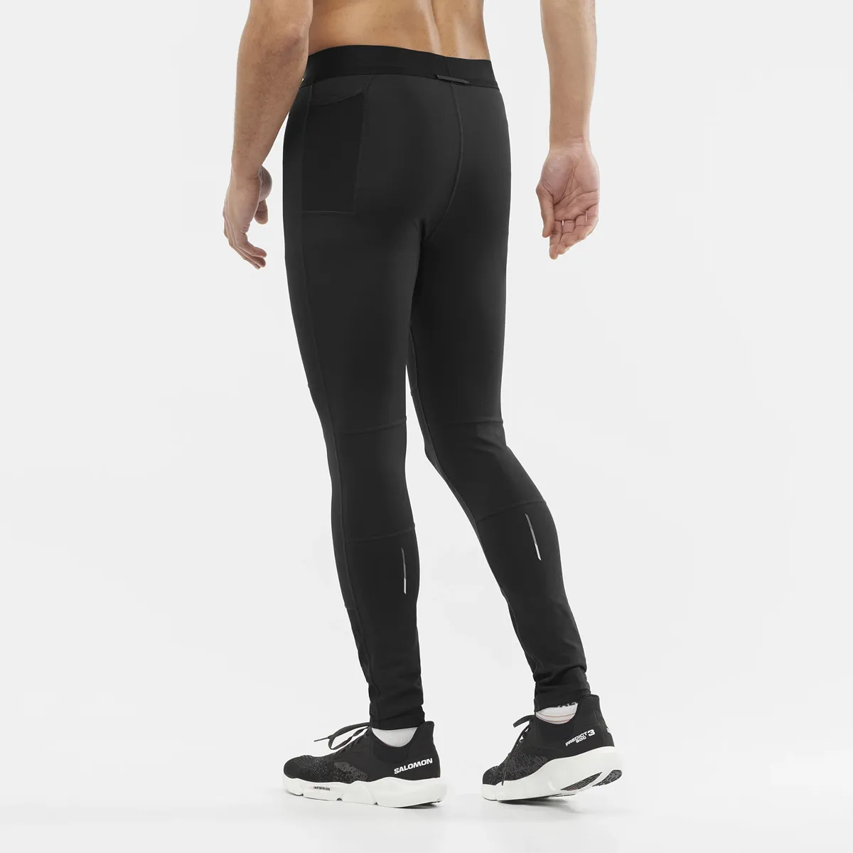 Salomon Men's Cross Run Tight Deep Black