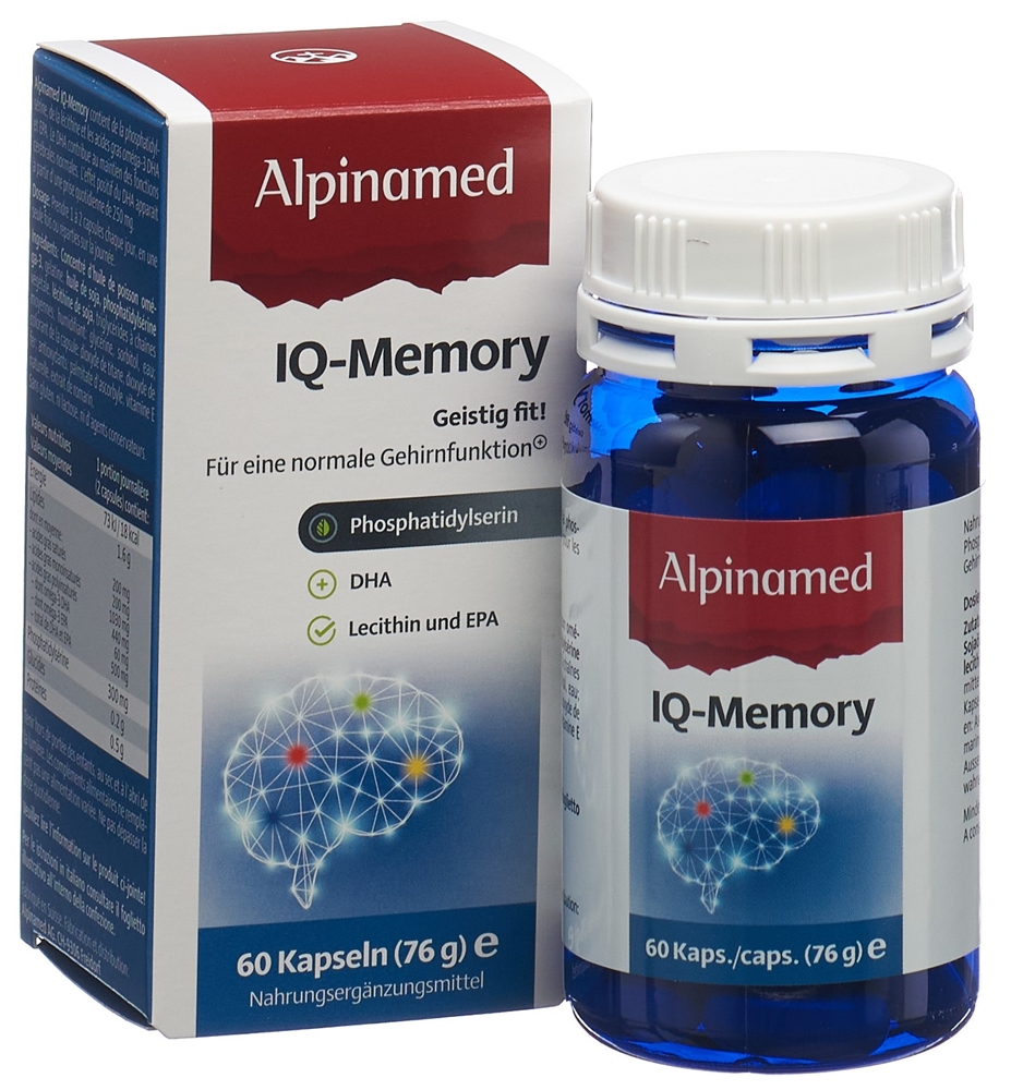 ALPINAMED IQ-Memory<br>60 Stück, Dose, Kapsel