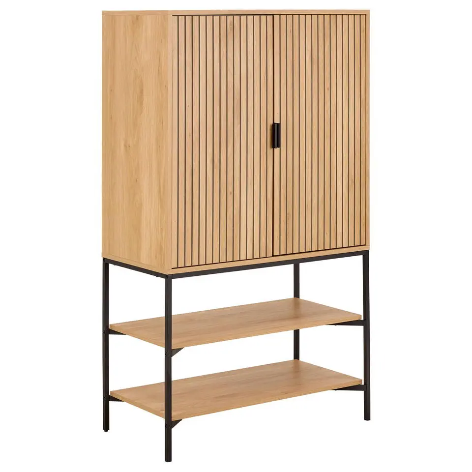 Wandkast Naturel Eikenlook - 80x40x140cm - Juna