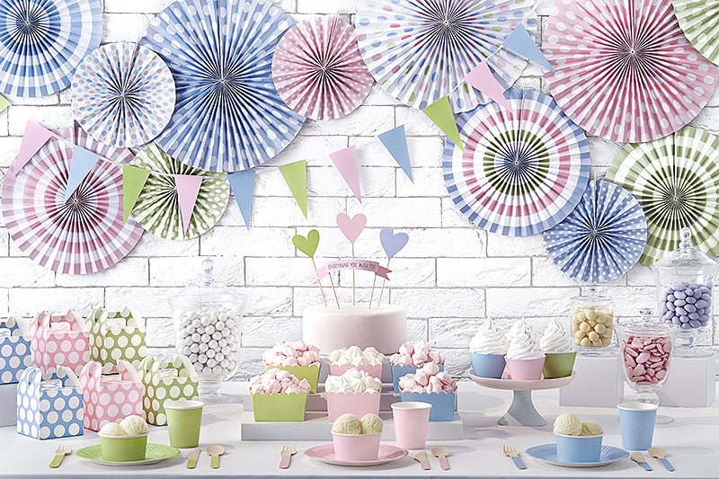 Houten Bestek Gekleurd Pastel 16cm 18 delig