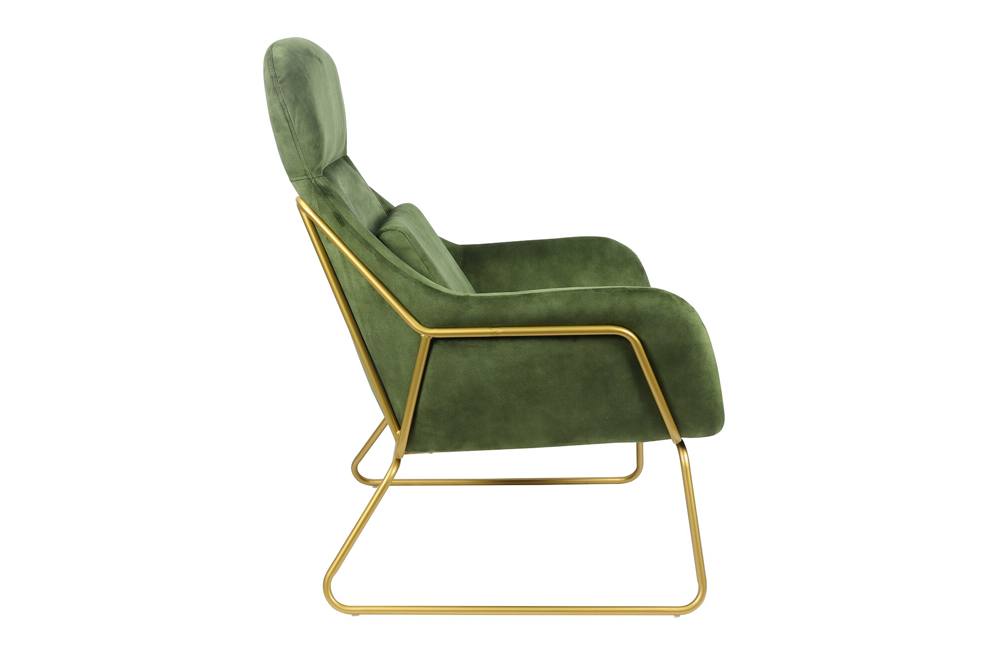 Relaxsessel Samtvelours Grün Sessel Polstersessel Ohrensessel Loungesessel
