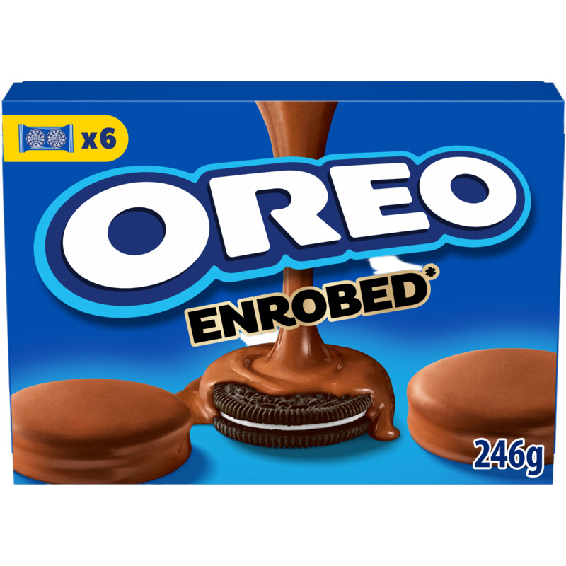 Oreo Koekjes omhuld met melkchocoladesmaak