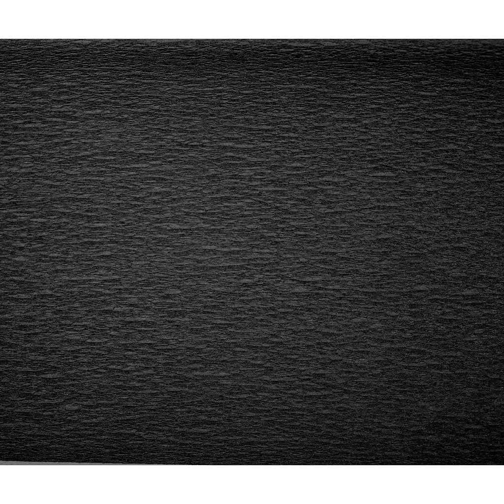 Feuille de papier crépon noire 50x200cm