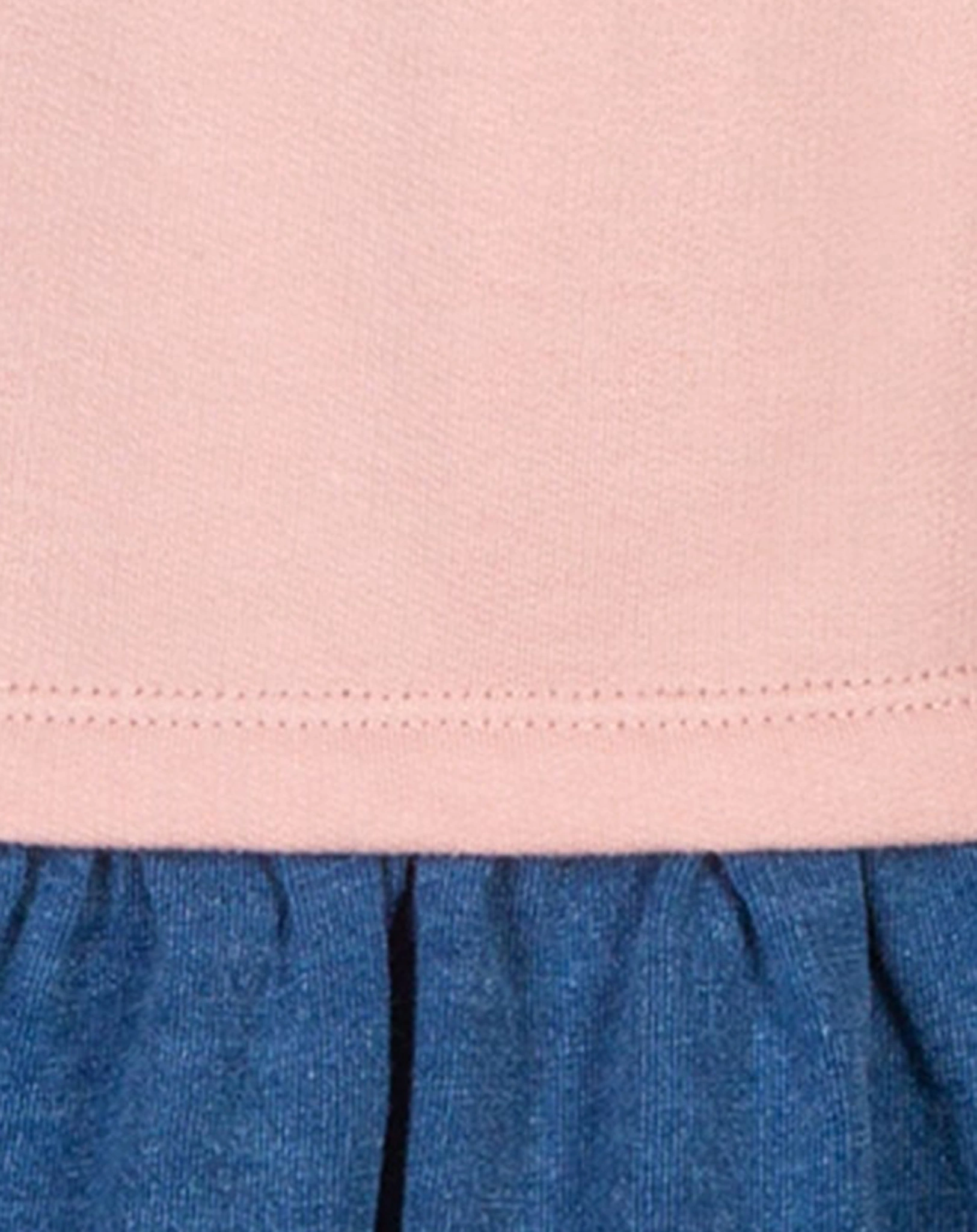 Langarmkleid PEEKABOO in dusty rose
