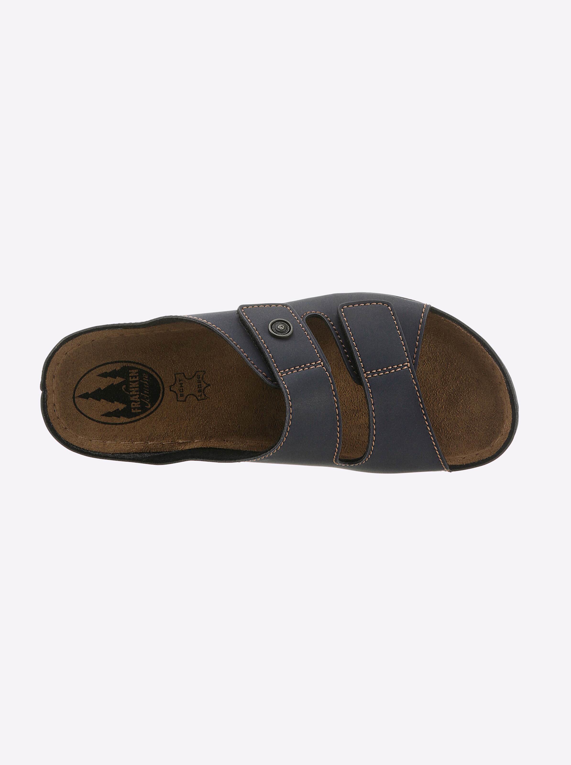 Franken Schuhe Pantolette in dunkelblau