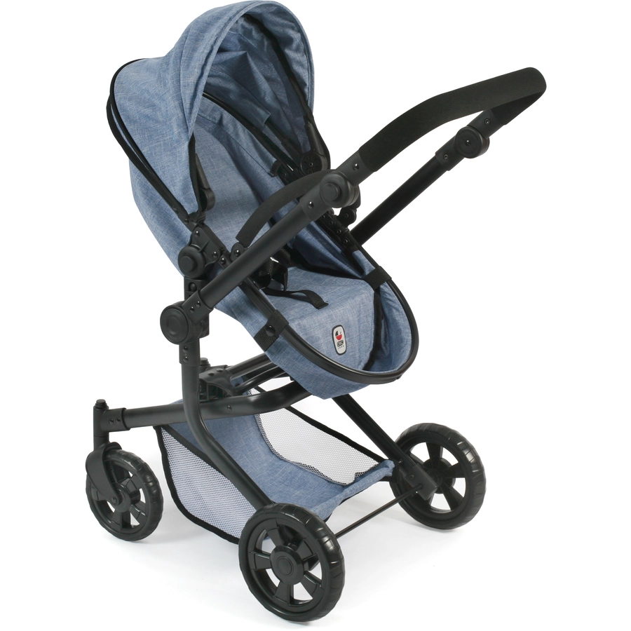 BAYER CHIC 2000 Kombi-Puppenwagen MIKA Jeans blue