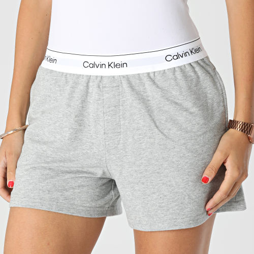 Short Jogging Femme QS6871E Gris Chiné