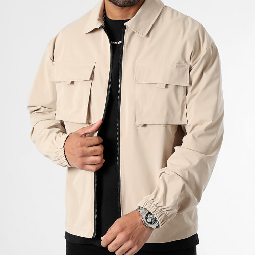 Veste Zippée 0682 Beige Clair