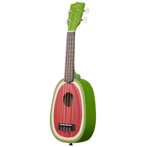 Kala KA-NV-WTML Novelty Series sopraan ukelele watermelon met gigbag