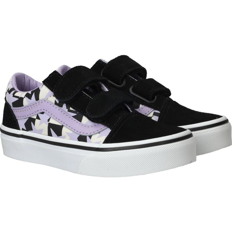 Vans Old Skool V Sneakers Zwart Meisjes