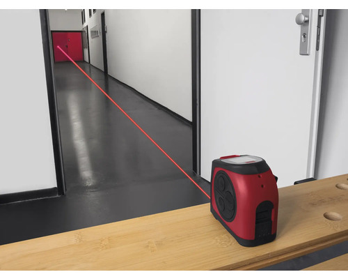 JC Schwarz 5m rolmaat met 40m laser-afstandsmeter inclusief accessoires