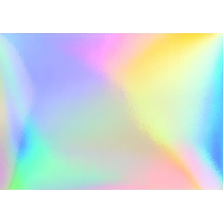 Irisierender Papier Mix, Regenbogen
