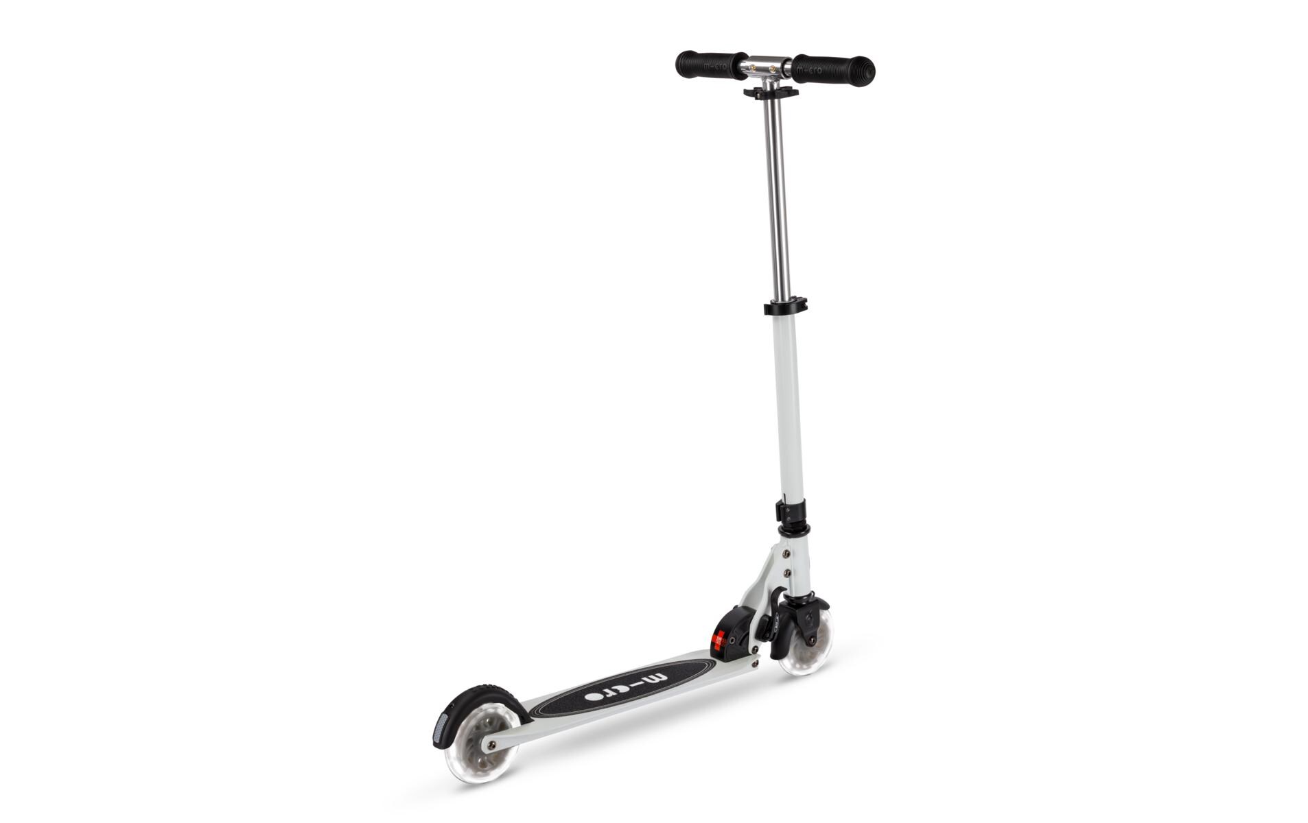 Scooter Micro Sprite Glow LED White<br>Klappbarer Scooter