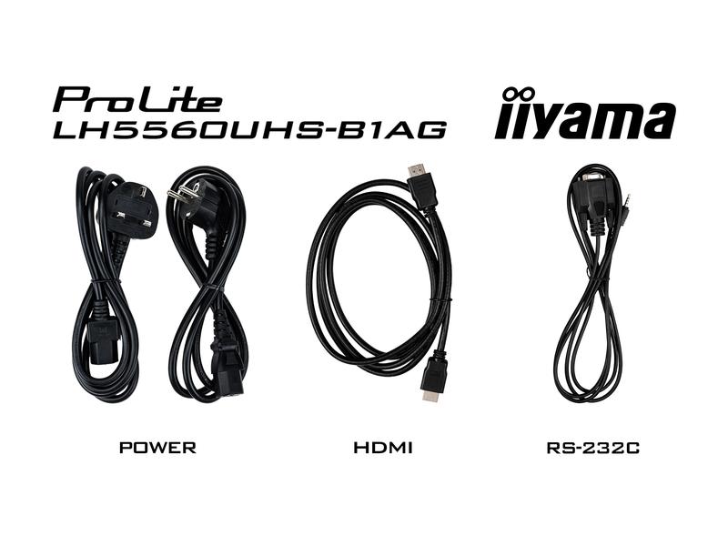 iiyama Public Display LH5560UHS-B1AG 54.6 